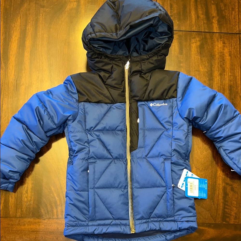 Columbia Kids' Blue and Black Puffer Jacket